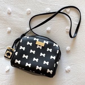 Kate Spade bow pattern mini crossbody bag